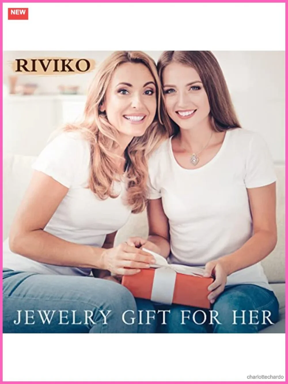 925 Sterling Silver Infinity Heart Necklace Pendant Rhodium Plated